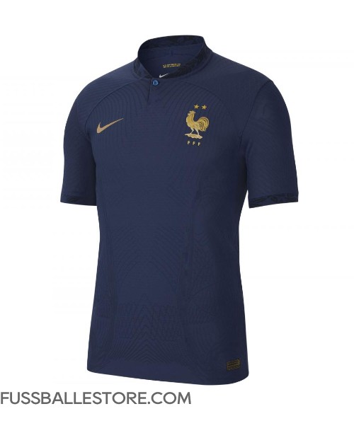 Günstige Frankreich Kylian Mbappe #10 Heimtrikot WM 2022 Kurzarm
